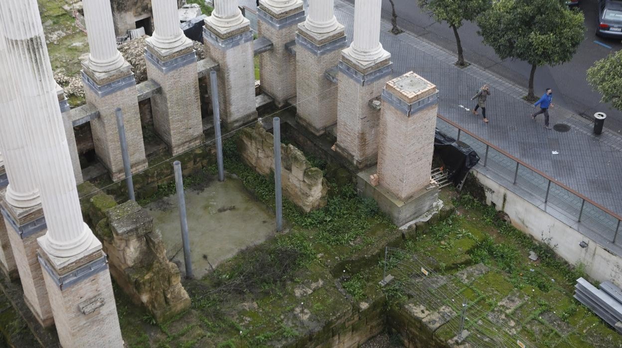 Las obras del Templo Romano permanecen paradas desde abril de 2019