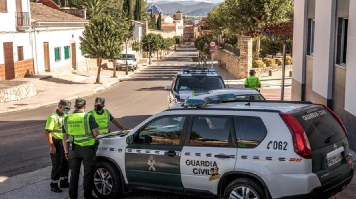 La Guardia Civil en un control