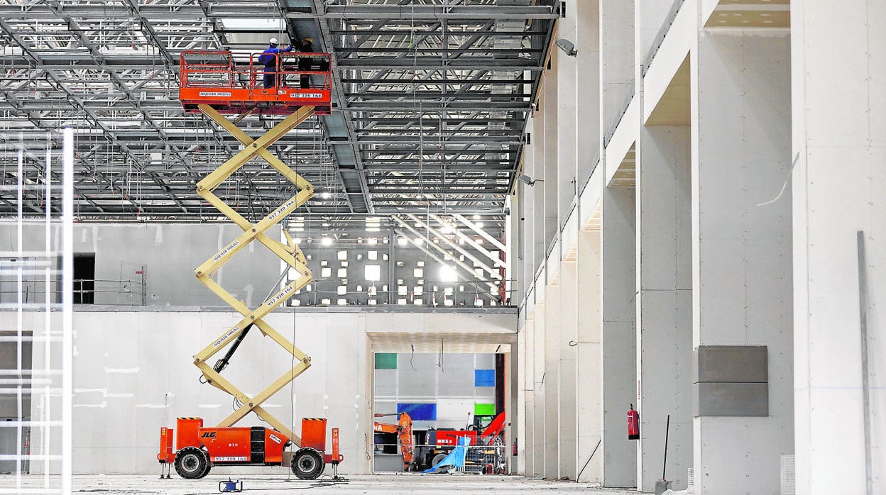 Obras en el Centro de Ferias y Convenciones del Ayuntamiento de Córdoba