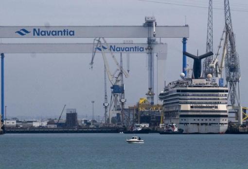 Instalaciones de Navantia en la localidad gaditana de Puerto Real