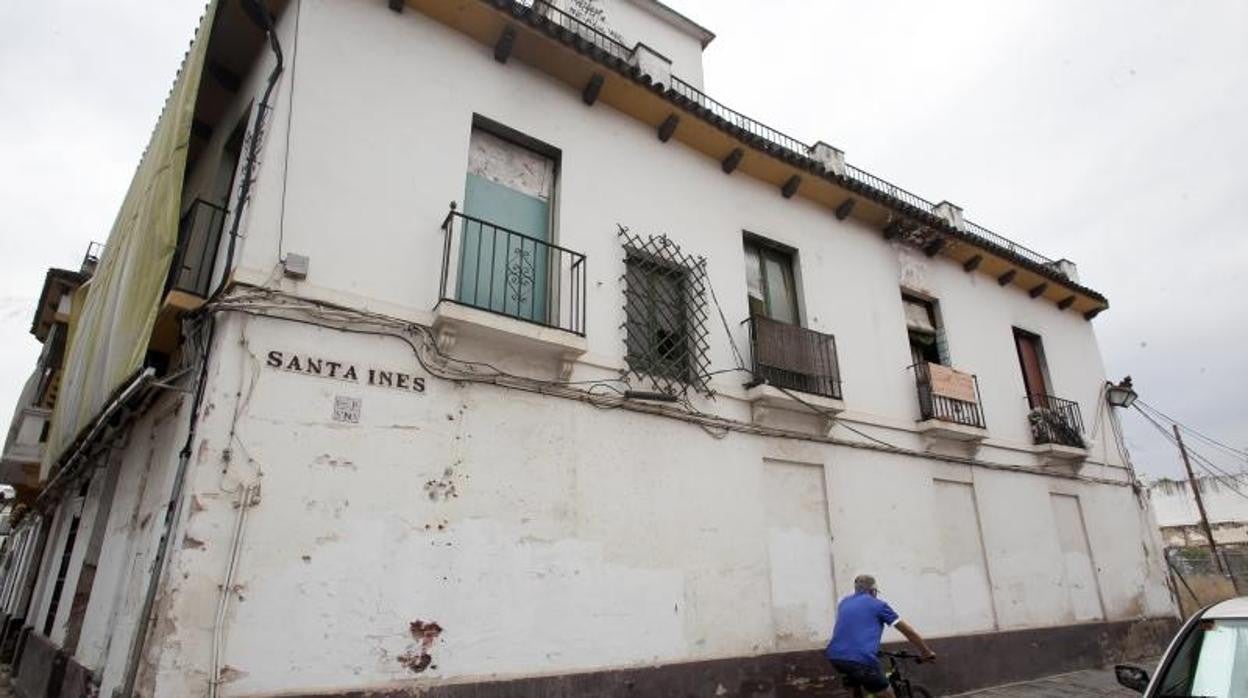 Casa «okupa» en la plaza de la Magdalena en una imagen de archivo