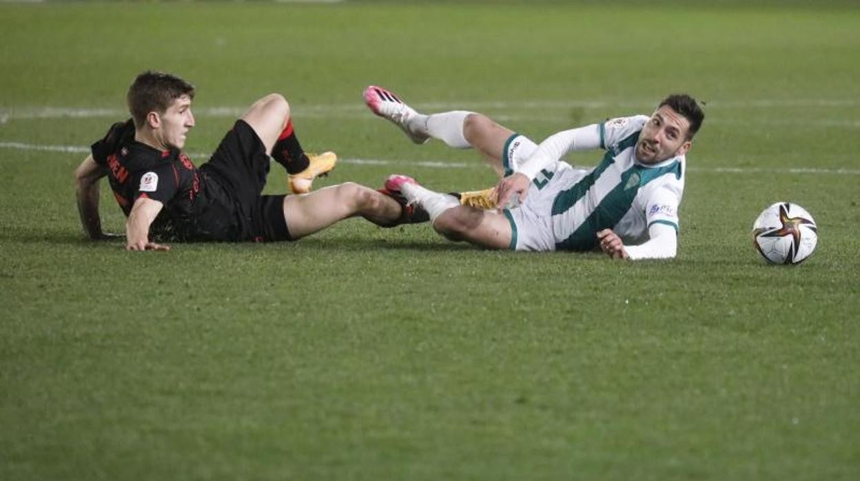 Imagen del partido del CCF contra la Real Sociedad