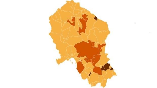 Municipios confinados, incidencia, restricciones y medidas contra el coronavirus en la provincia