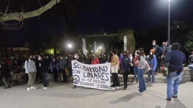 Fracasa la manifestación antisistema de Jaén contra la «brutalidad policial» en los altercados de Linares