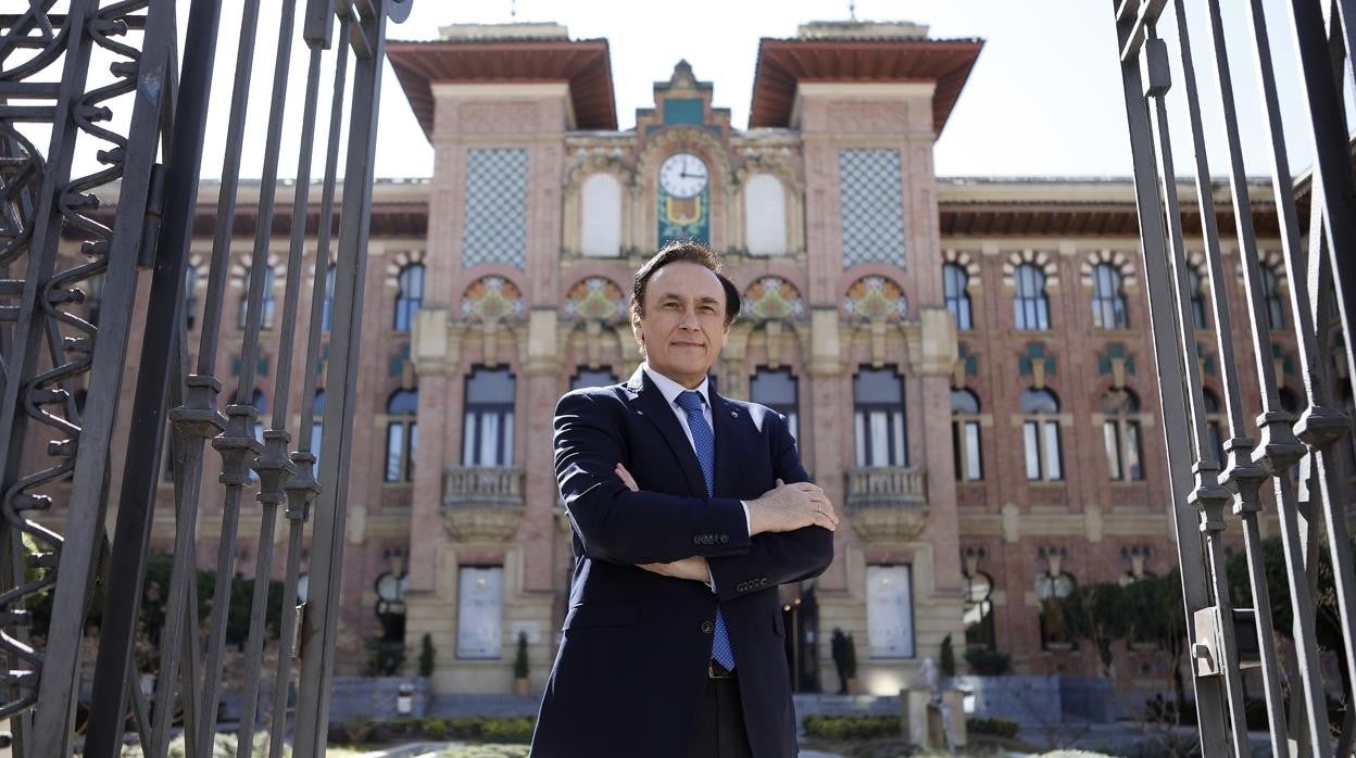 José Carlos Gómez Villamandos, en el Rectorado de la Universidad de Córdoba