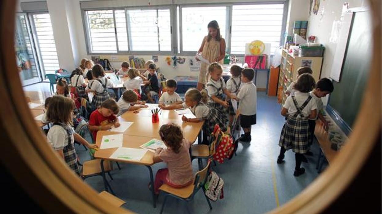 Alumnos en una clase