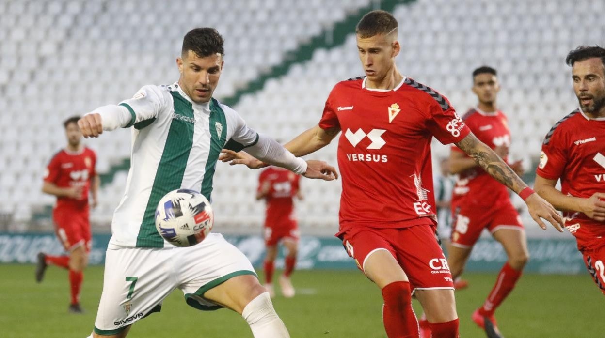 Willy, que anotó dos goles ante el Murcia, en el partido del domingo en El Arcángel