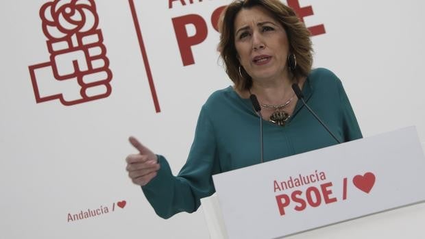 Susana Díaz descarta una moción de censura en Andalucía: «El PSOE no está en cábalas electorales»