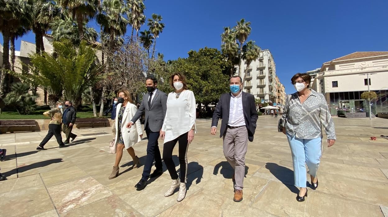 Susana Díaz, este viernes en Málaga