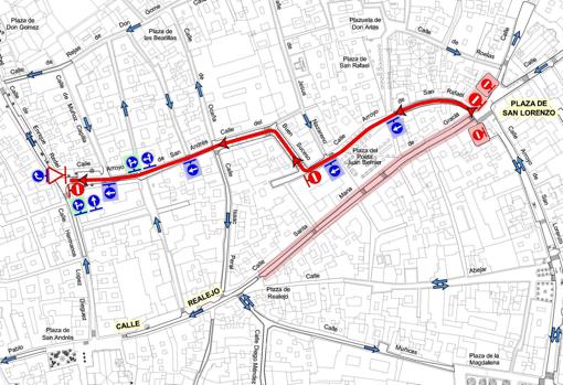 El Realejo tendrá cinco diseños de tráfico durante las obras que acometerá el Ayuntamiento de Córdoba