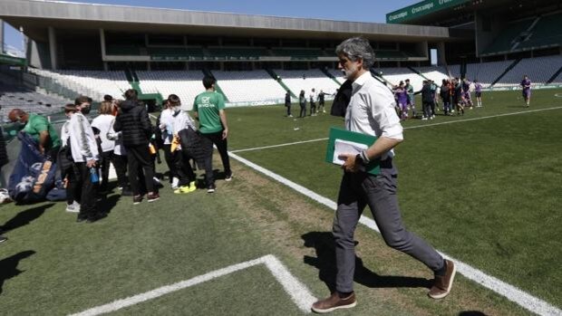 Pablo Alfaro, entrenador del Córdoba CF: «En cinco minutos de descuento se nos ha ido todo»