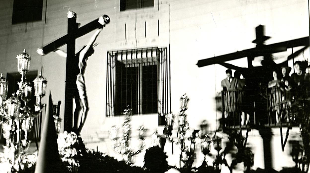 El Cristo de la Misericordia, en un Miércoles Santo de la década de 1960