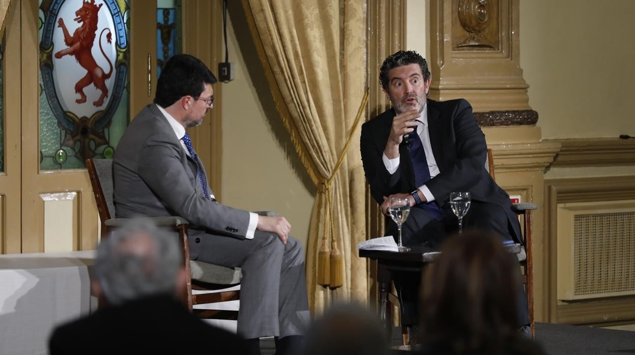 El director de ABC, Julián Quirós, durante su intervención en Córdoba