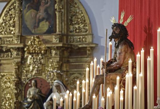 El Señor de la Coronación de Espinas, en la iglesia de la Merced