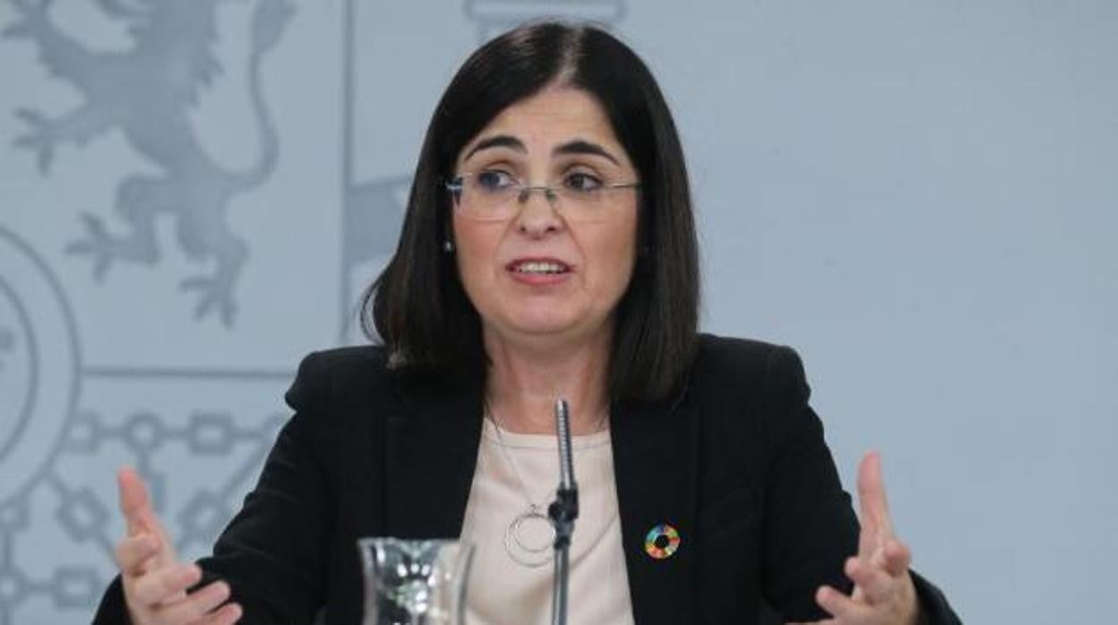 La ministra de Sanidad, Carolina Darias