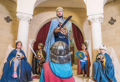 Actividad con niños en el Castillo de Almodóvar