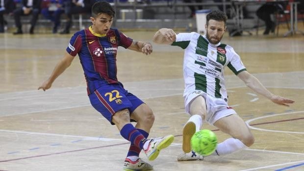 El Córdoba Patrimonio roza otra vez la hazaña ante el FC Barcelona (1-0) en el Palau Blaugrana