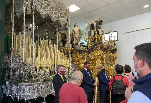 La Virgen de la Paz y Esperanza y el Señor de la Humildad y Paciencia, en Capuchinos