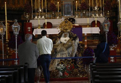 La Virgen de las Angustias, en San Agustín