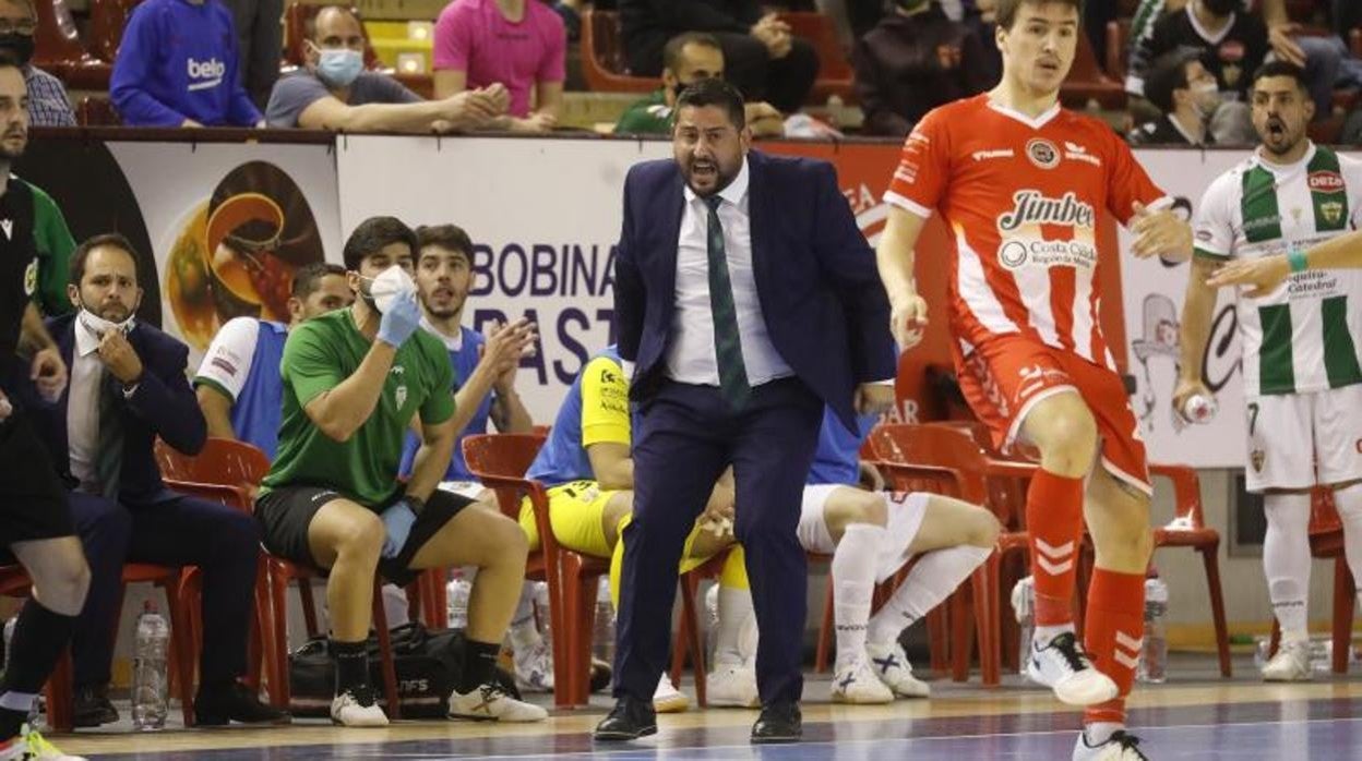 Josan González en el partido ante el Cartagena