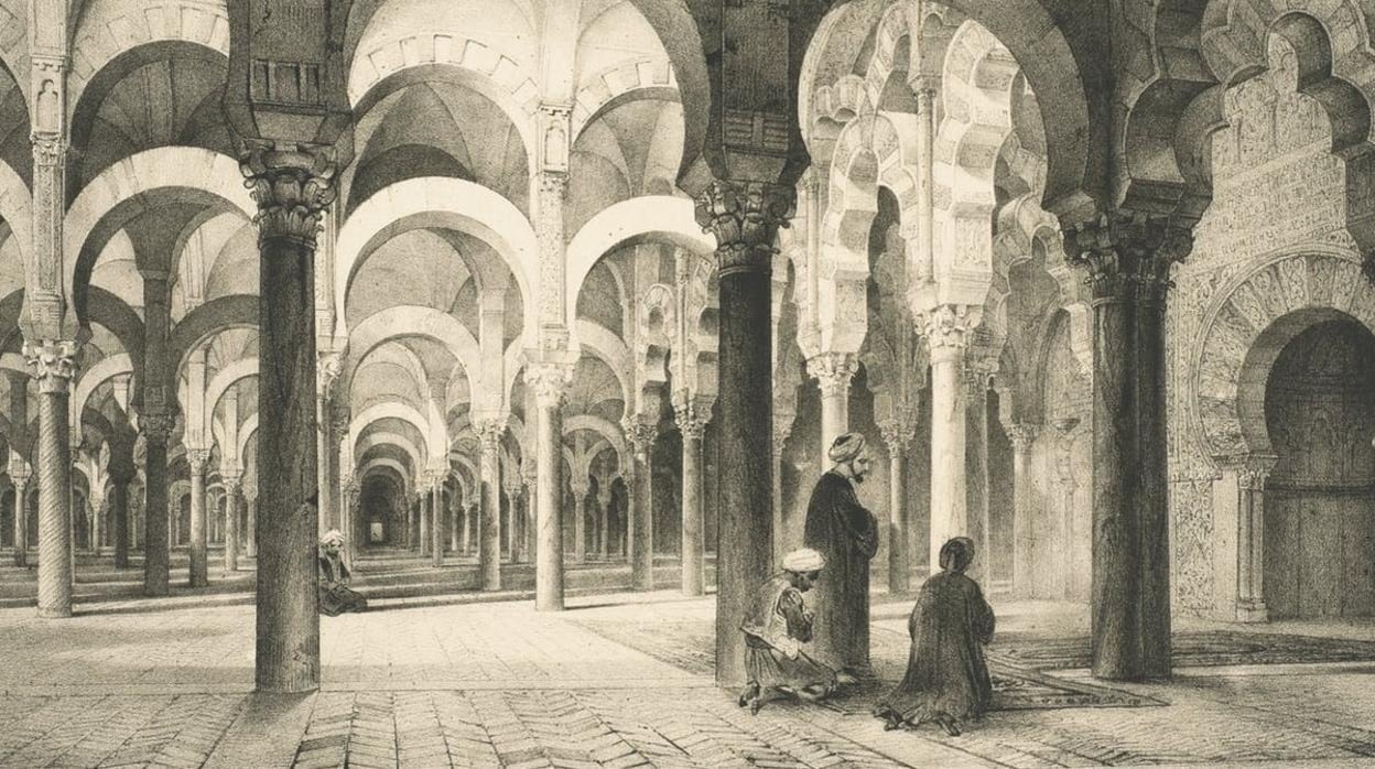 Los sorprendentes dibujos de Prangey sobre la Mezquita-Catedral de Córdoba hacia 1839