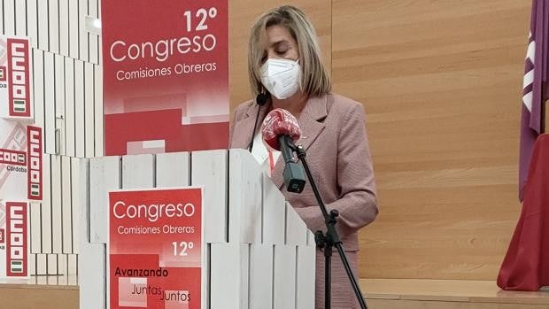 Marina Borrego revalida su puesto como secretaria general de CC.OO. con el 93,25%de los 89 votos emitidos