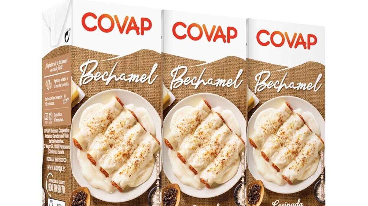 Lácteos Covap lanza una salsa bechamel especial para celíacos, sin conservantes ni colorantes
