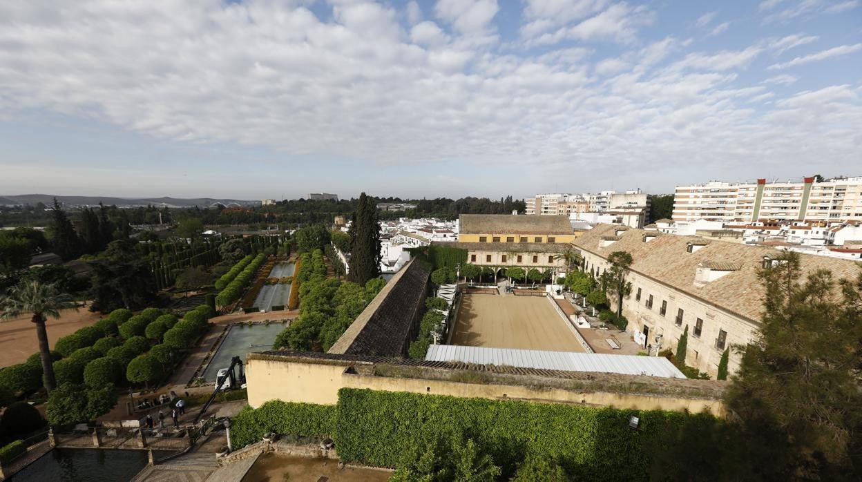 Vista aérea de las Caballerizas Reales de Córdoba