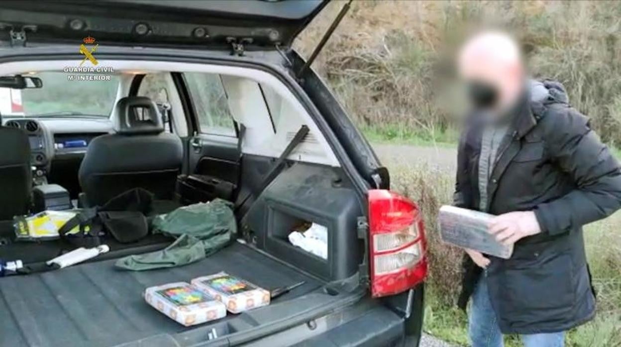 El vehículo en el que transportaban oculta la cocaína entre Málaga y Córdoba