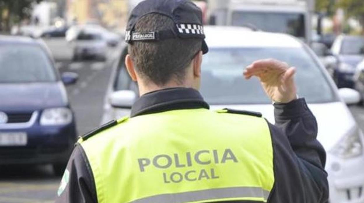 Un agente de la Policía Local en una imagen de archivo