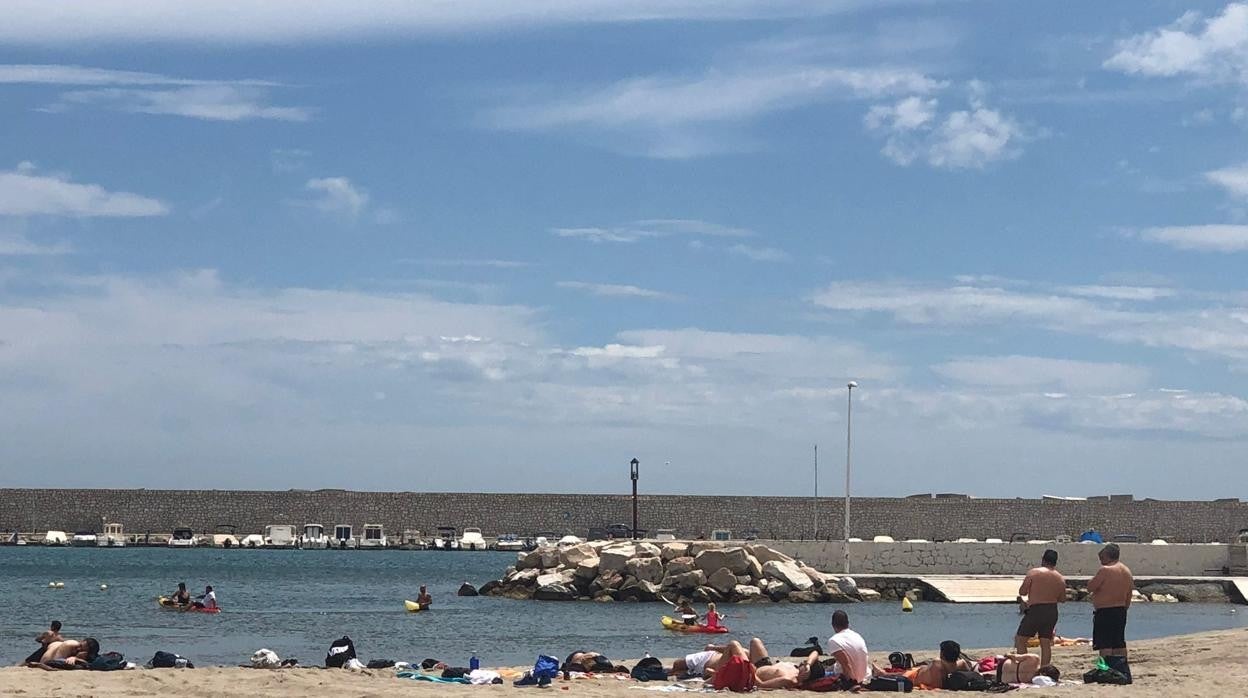 Playa de Fuengirola este miércoles