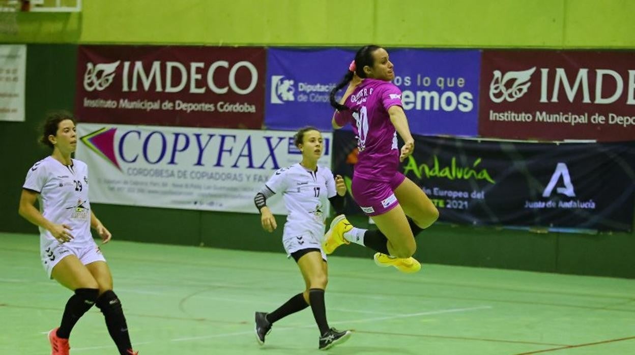 Glenys Reyes en un partido de esta temporada