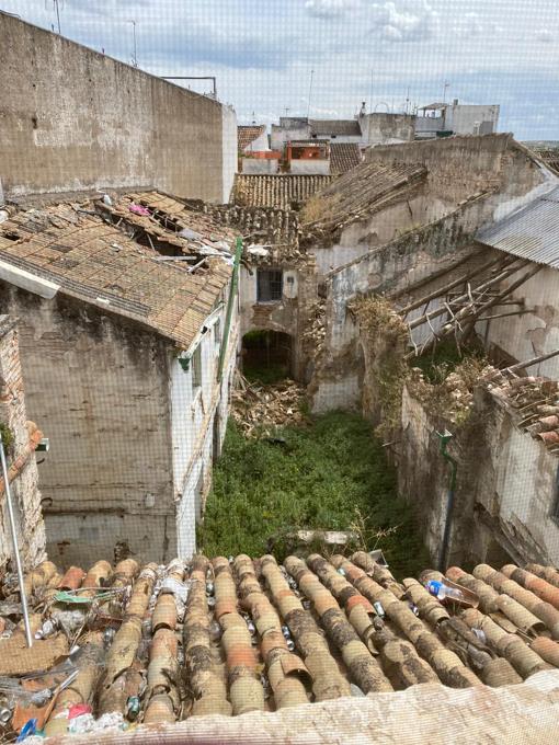 Estado actual que presenta el patio de la calle Badanas, 15