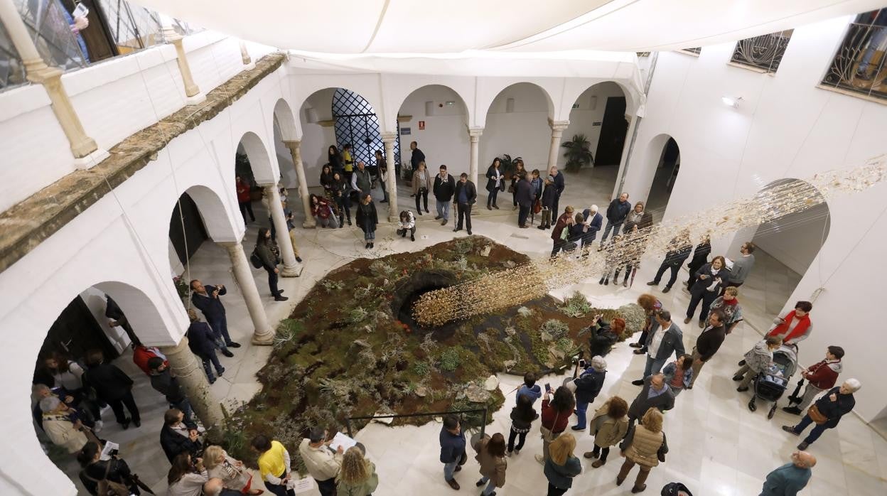 Una creación vegetal de Flora en Orive, en 2018