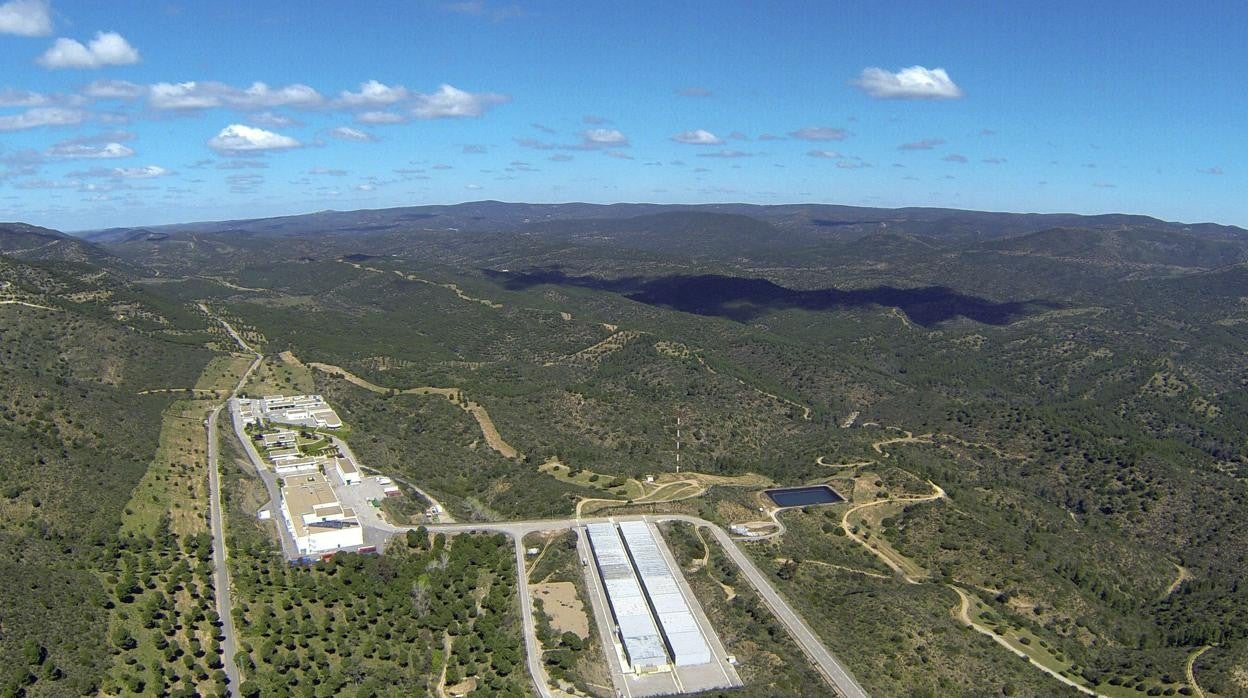 Vista aérea de El Cabril, en una imagen de archivo