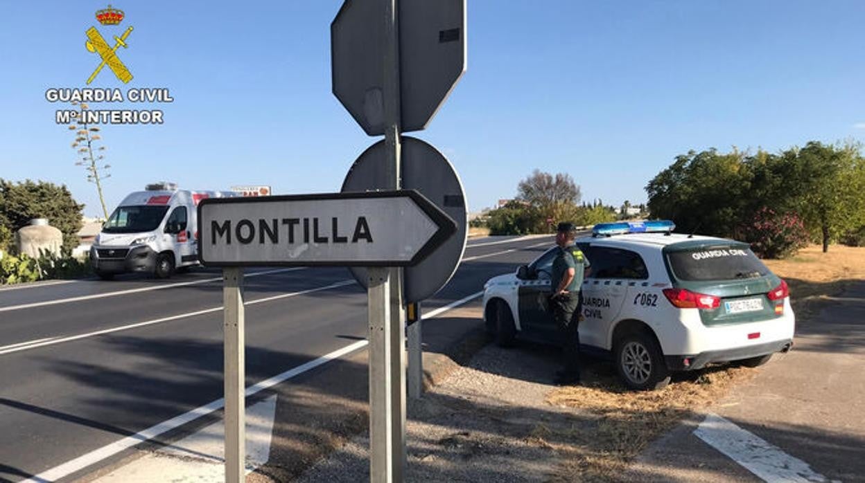 Agentes de la Guardia Civil de Montilla