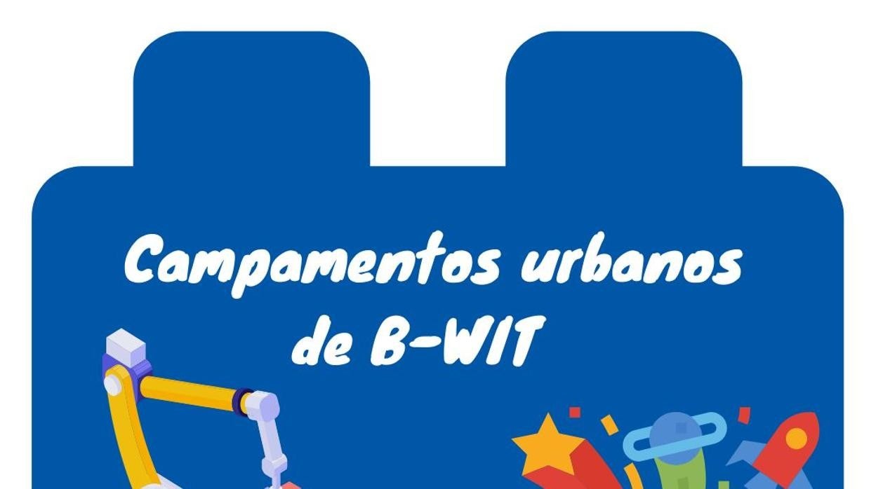 Imagen corporativa de la apuesta de los campametos de verano de B.Wit.