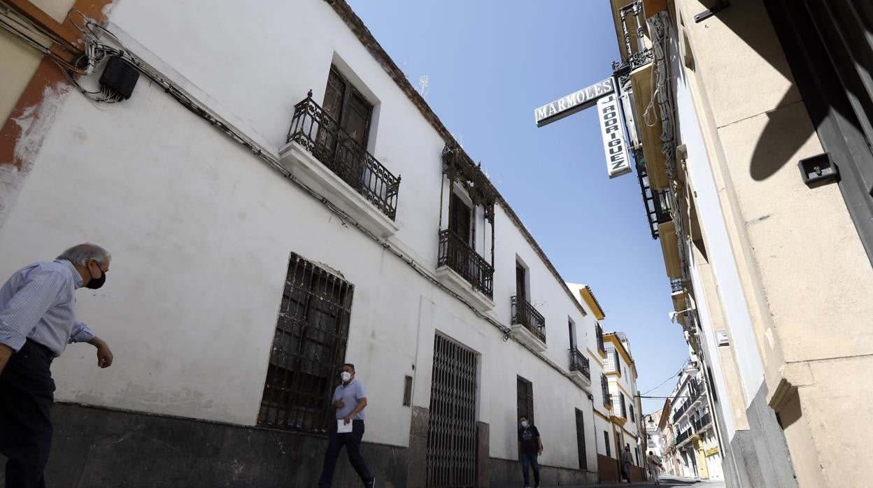 Zona de la calle San Pablo en la que va un hotel, ya con licencia