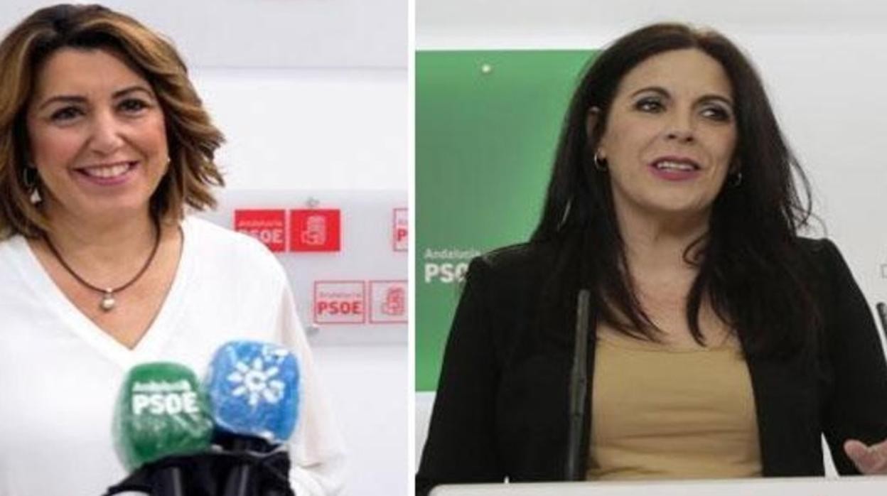 Susana Díaz y Ángeles Férriz