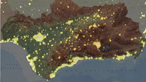 Una defensa por decreto del cielo andaluz para evitar la contaminación lumínica