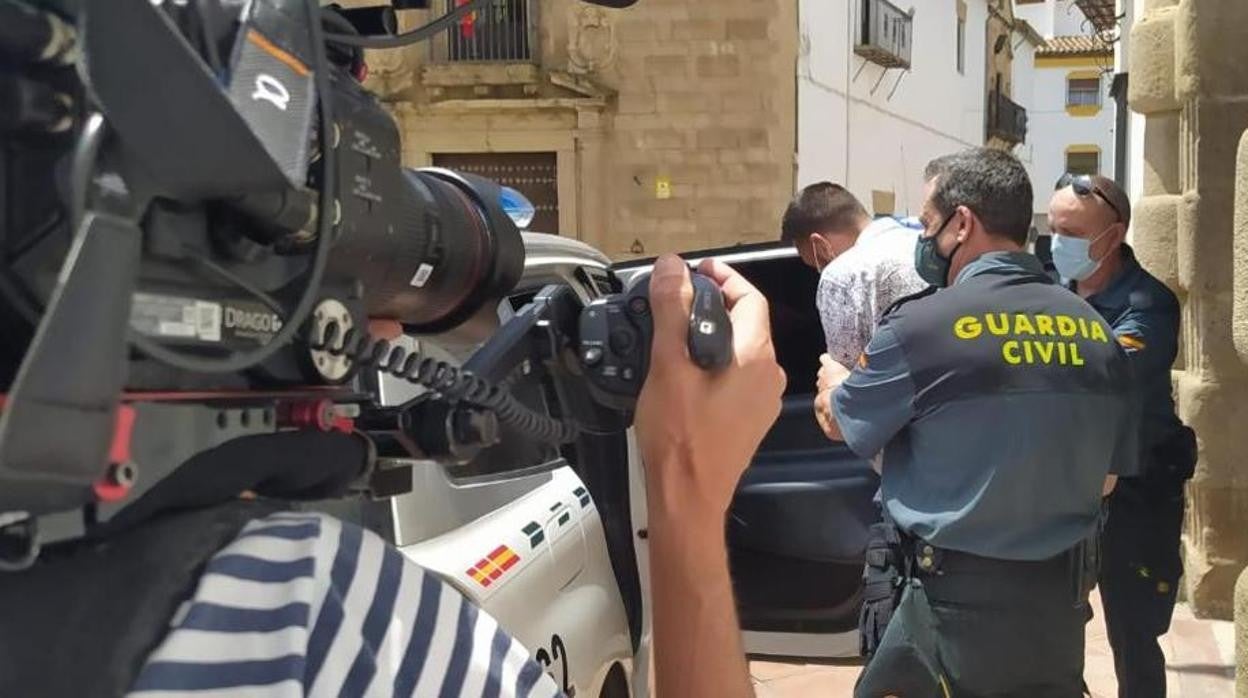 El presunto autor, en los juzgados en Jaén tras su detención