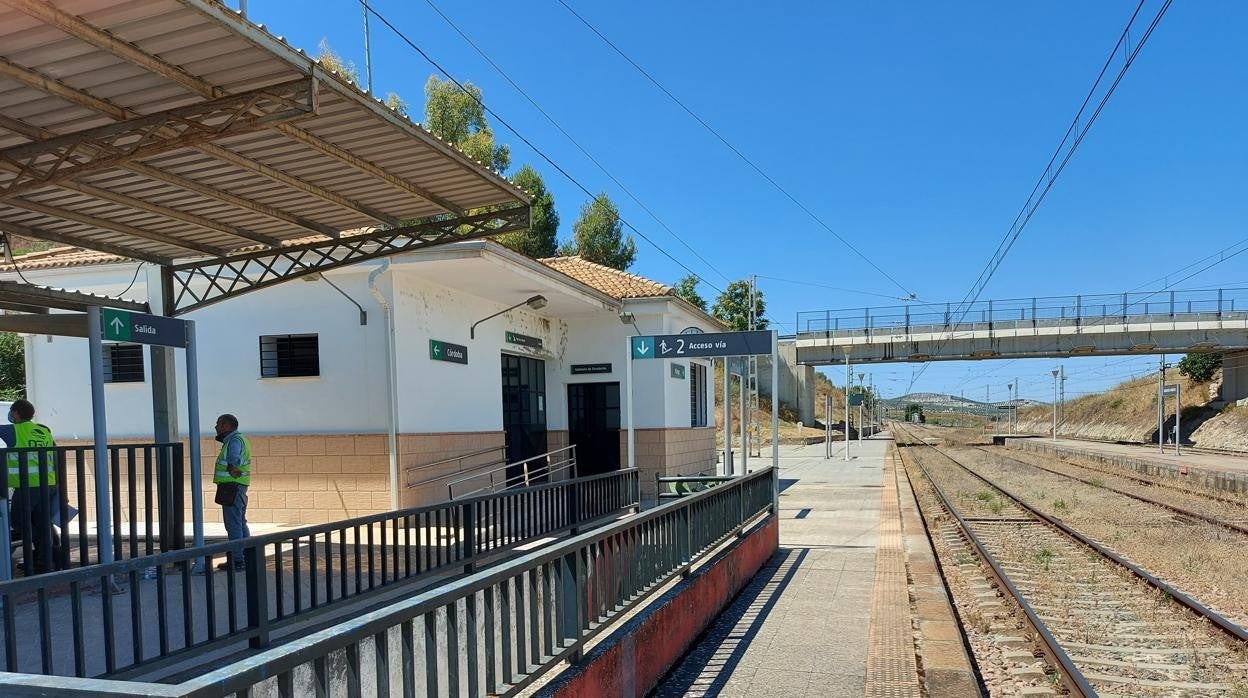 Estado actual de la estación de tren de Aguilar de la Frontera