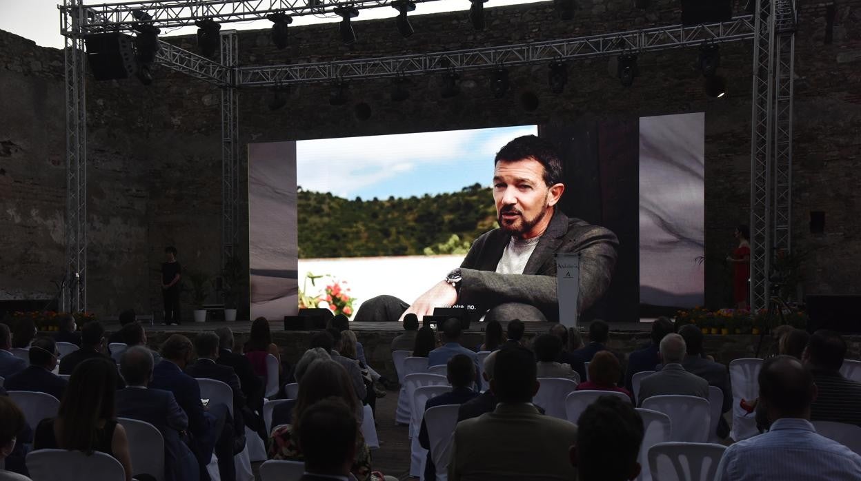 El actor Antonio Banderas en un instante de la nueva campaña promocional