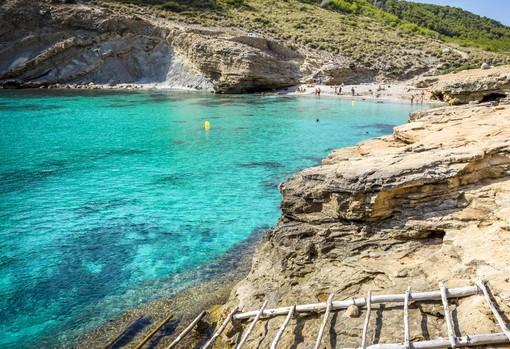 Una cala de la isla de Mallorca