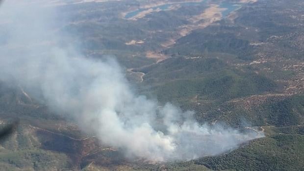 Incendio en Córdoba | Estabilizado el incendio forestal declarado entre Almodóvar y Villaviciosa de Córdoba