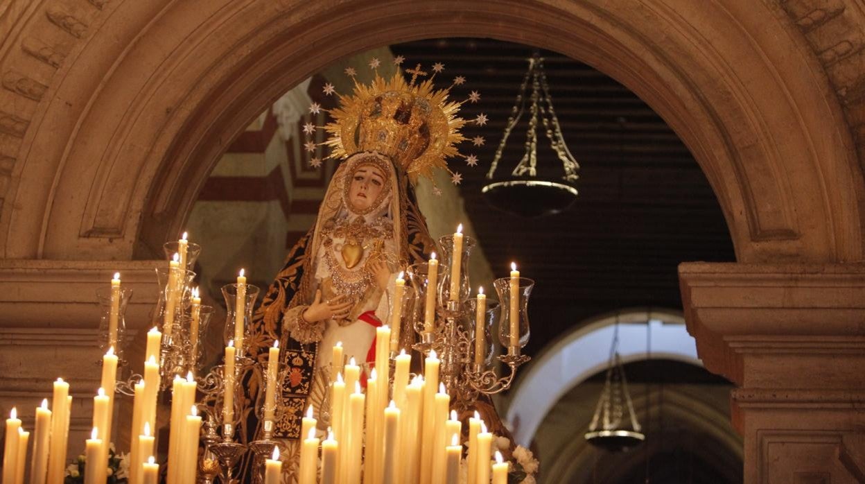 Nuestra Señora de los Dolores, en la Catedral en mayo de 2015