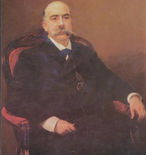 El político Emilio Castelar, pintado por Joaquín Sorolla