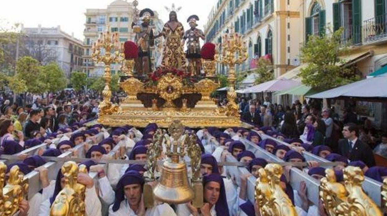 Nuestro padre Jesús de la Sentencia, en un Martes Santo malagueño