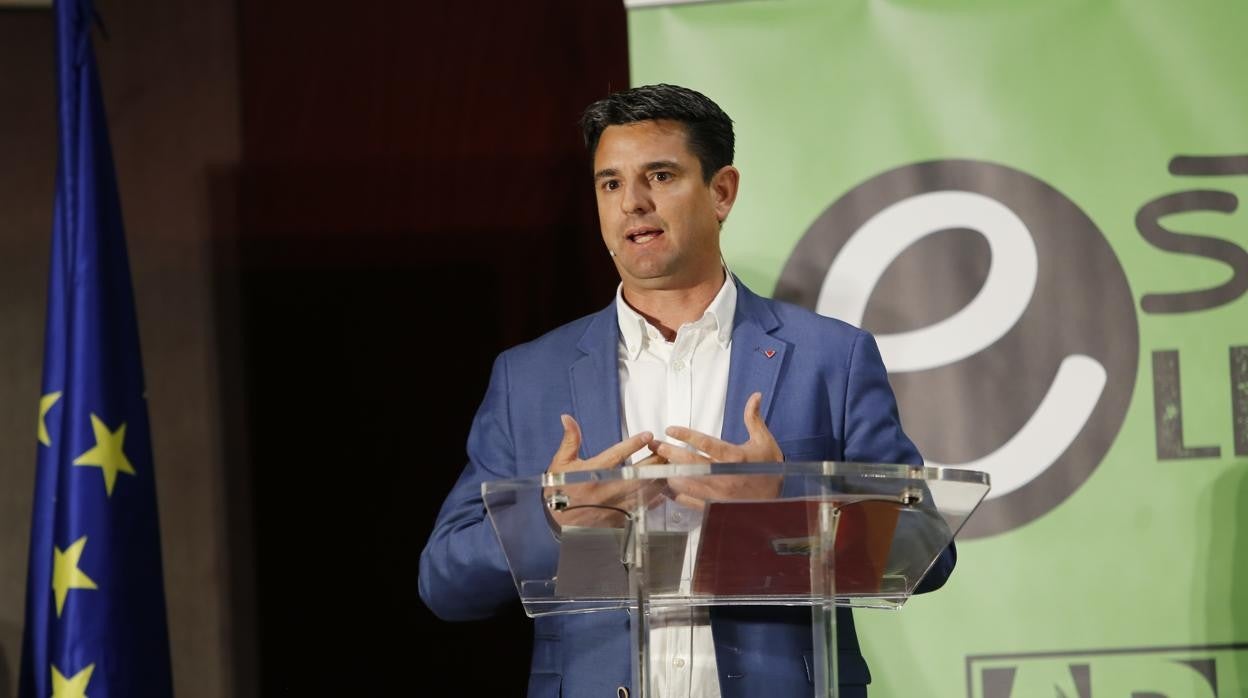 Pedro García, durante el debate previo a las elecciones municipales de 2019