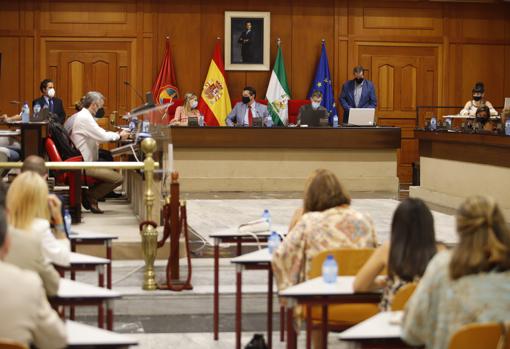 Imagen del Pleno del Ayuntamiento de Córdoba, celebrado hoy